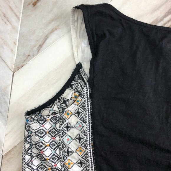 Anthropologie Meadow Rue Embroidery Peplum Tank - Picture 5 of 6